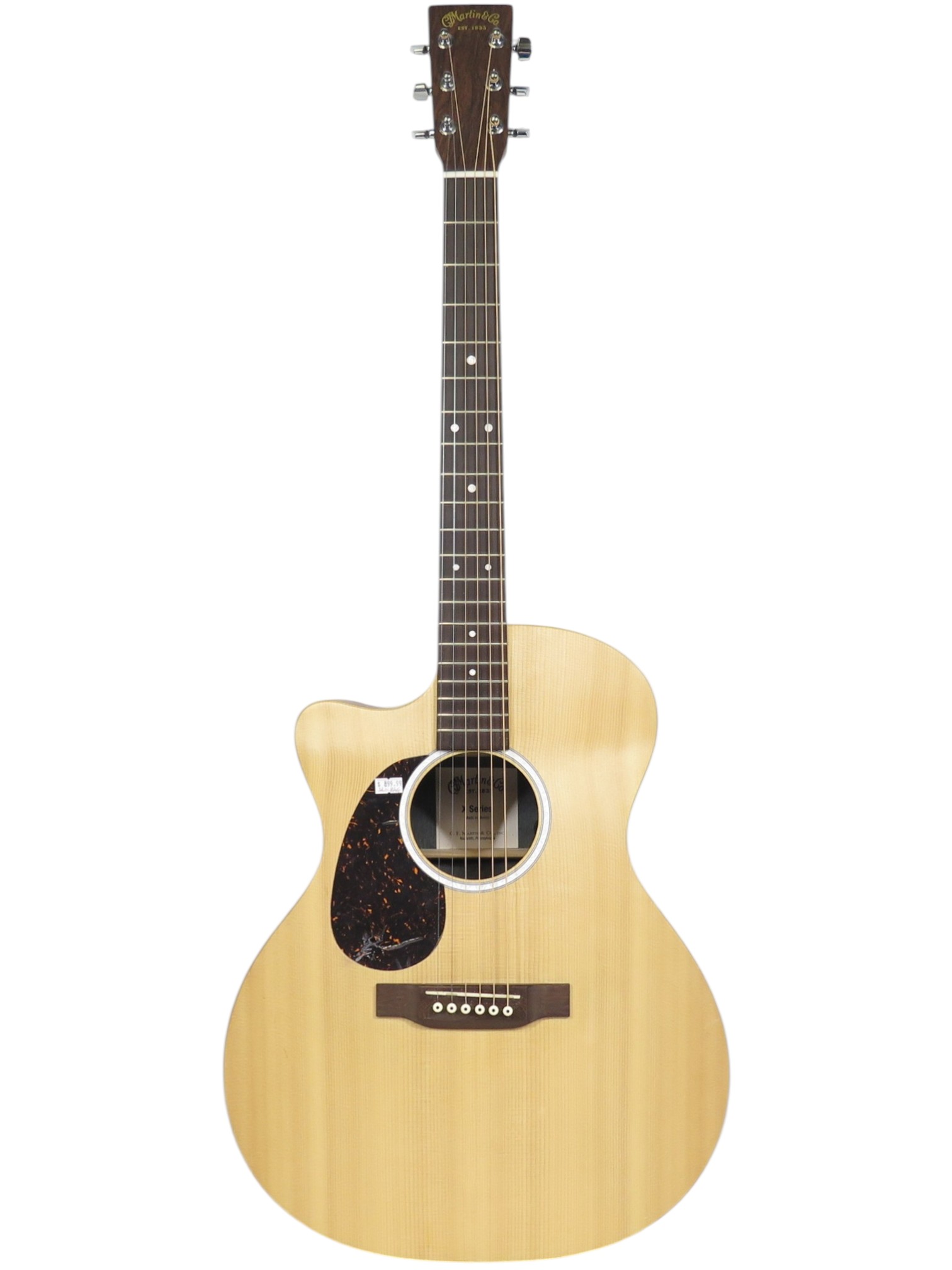 Martin X-Series GPC-X2E Sitka/Mahogany Left-Handed Acoustic/Electric Guitar (2022) (used)