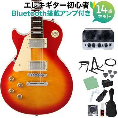 Blitz by AriaProII BLP-450/LH CS エレキギター初心者14点セット【Bluetooth搭載ミニアンプ付き】 レスポールスタンダード チェリーサンバースト 左利き・レフティ ブリッツ BLP450LH