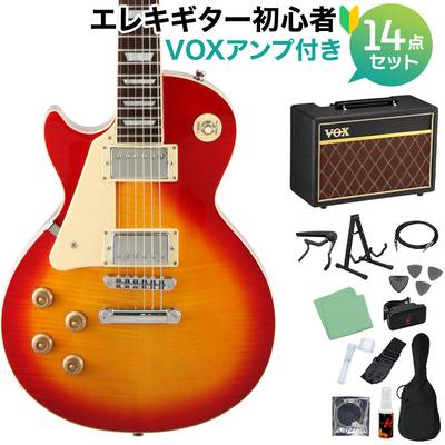 Blitz by AriaProII BLP-450/LH CS エレキギター初心者14点セット【VOXアンプ付き】 レスポールスタンダード チェリーサンバースト 左利き・レフティ ブリッツ BLP450LH