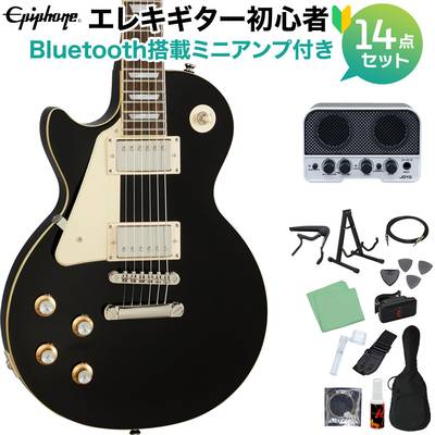 Epiphone Les Paul Standard 60s Lefthand EB エレキギター初心者14点セット 【Bluetooth搭載ミニアンプ付き】 レスポールスタンダード エピフォン