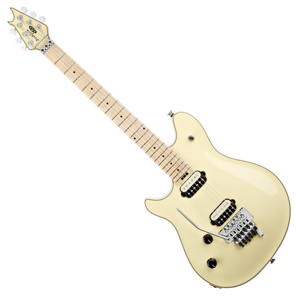 EVH Wolfgang USA Left Hand Birdseye Maple Fingerboard Vintage White
