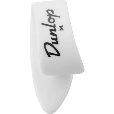 Dunlop Thumbpick, Medium, White, Left-Handed