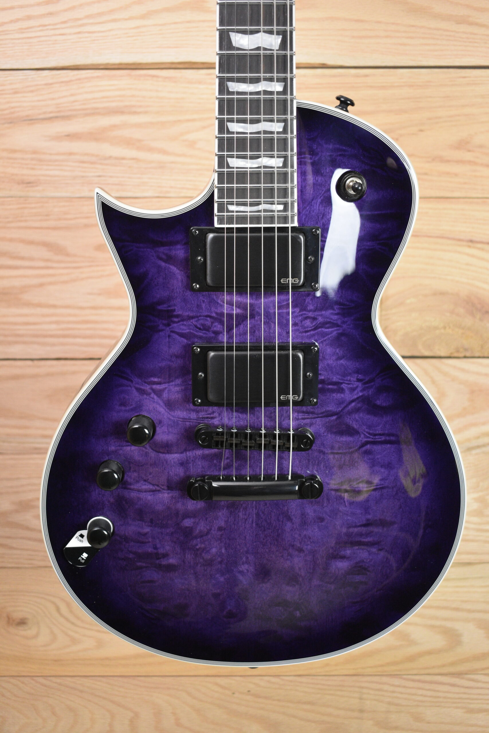 ESP LTD EC-1000 Left-Handed – See Thru Purple