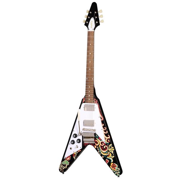Epiphone Jimi Hendrix "Love Drops" Flying V Ebony Lefty