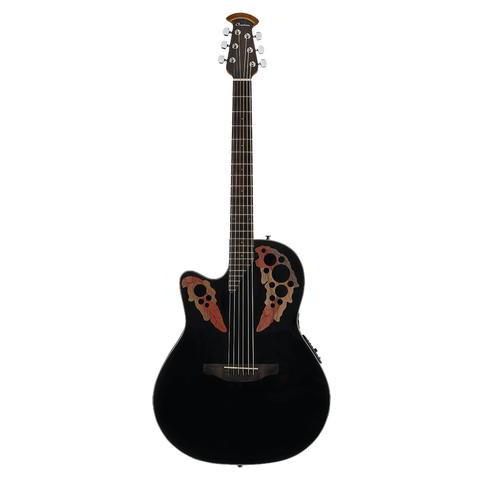 Ovation CE44L-5-G BLK Celebrity Elite Mid Depth Lefty