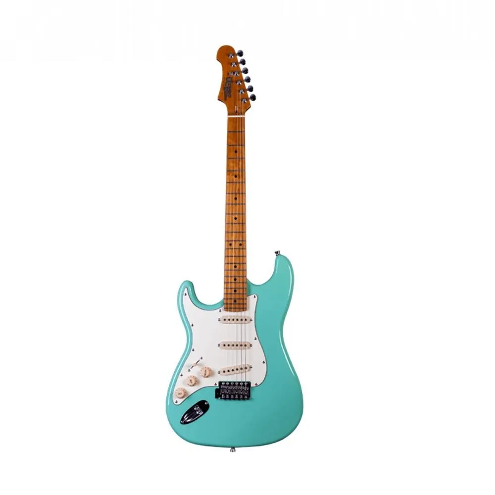 Jet JS-300 SSS Electric Guitar Sea Foam Green Left Hand – Roasted Maple Neck