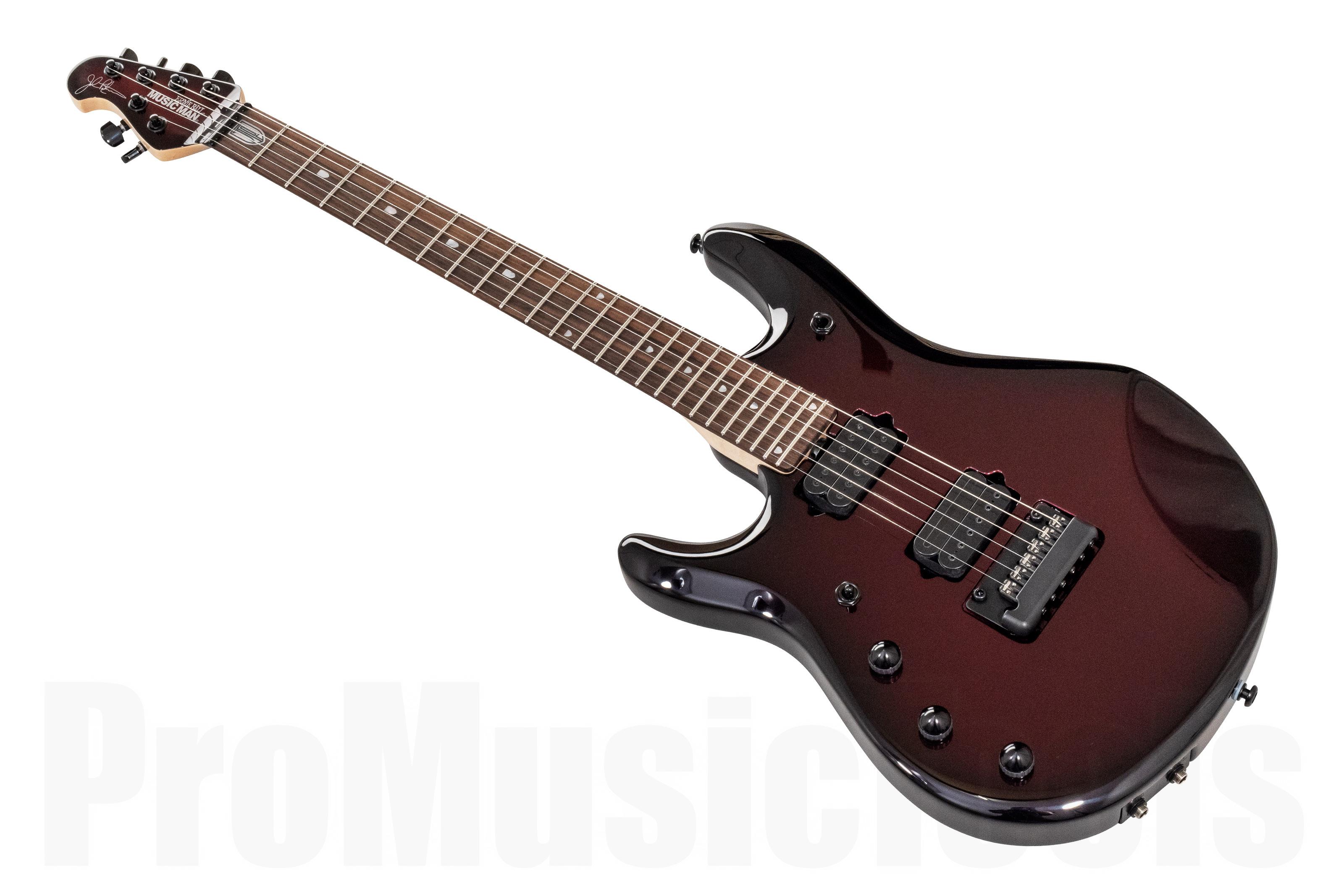 Music Man USA John Petrucci JP6 Piezo Lefthand PR - Pearl Redburst MH JP Inlays