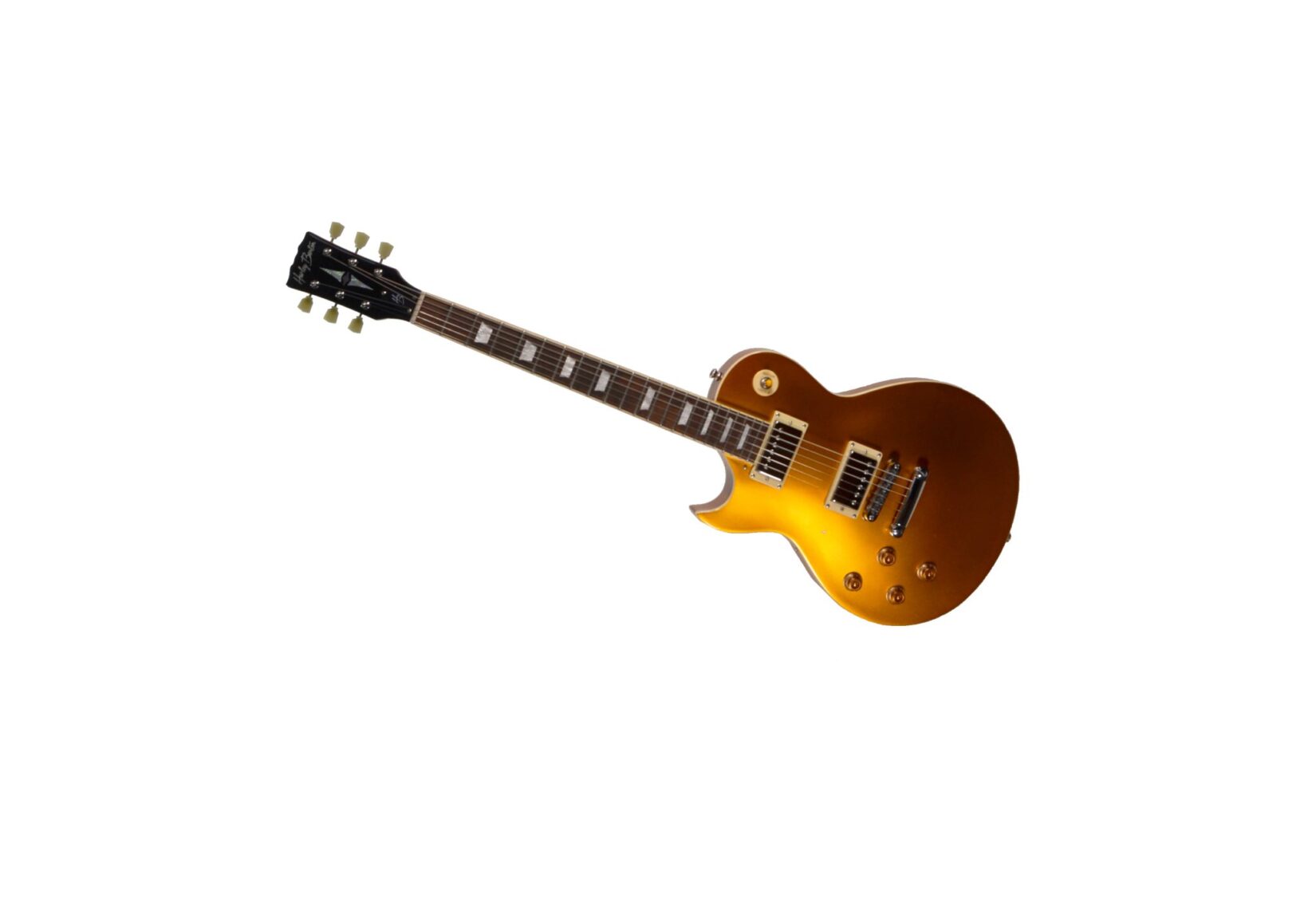 Harley Benton – SC Custom Left Handed Gold Top Electric Guitar w/ Gig Bag – Used