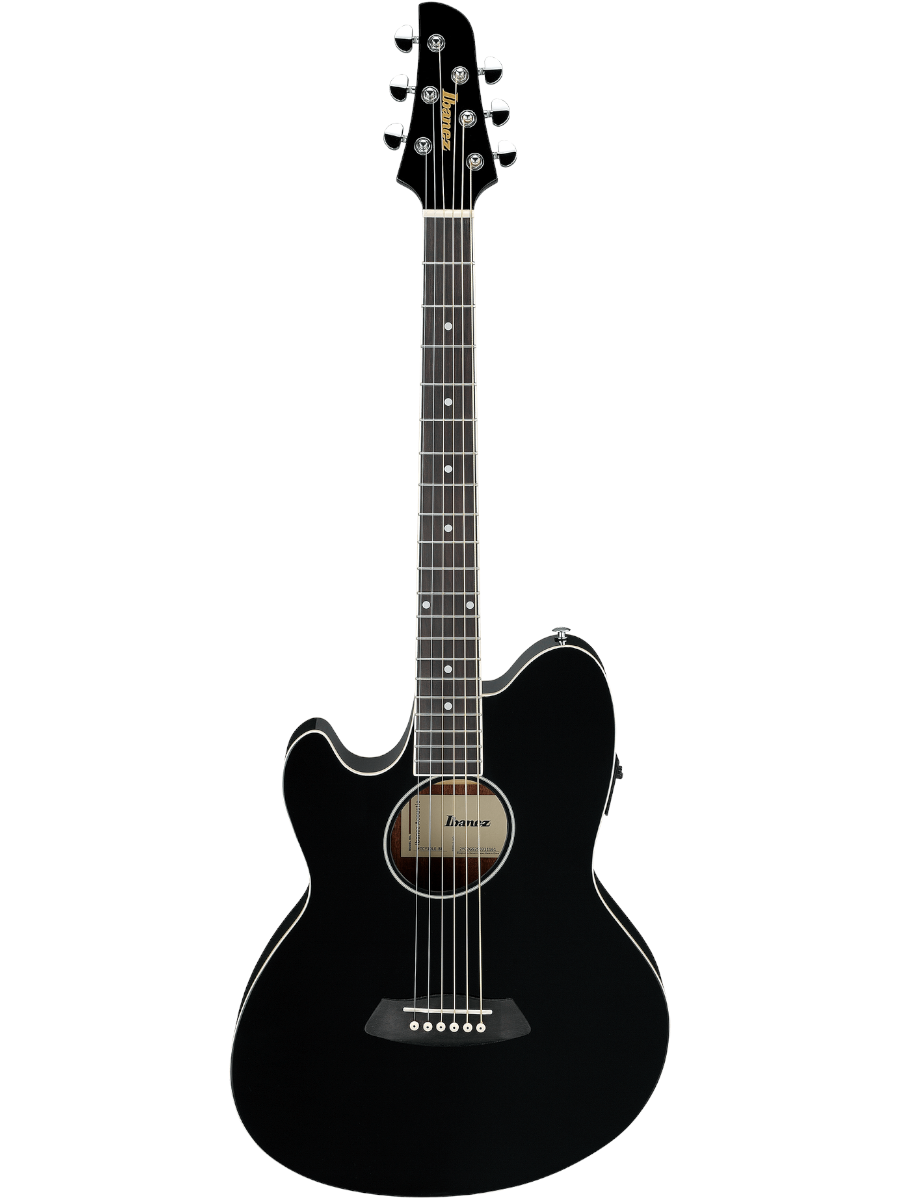 Ibanez Talman TCY10LE Left-Handed Acoustic/Electric Guitar in Black