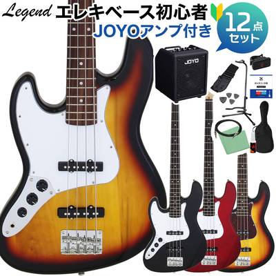 LEGEND LJB-Z L/H ベース 初心者12点セット 【多機能アンプ付】 レフティ 左利き用 レジェンド