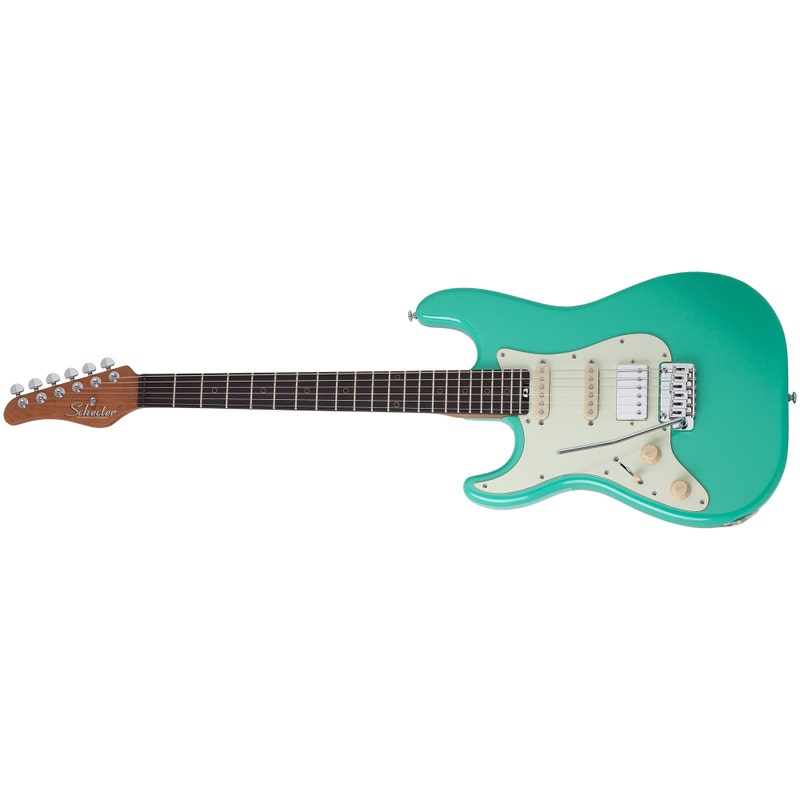 Schecter 1543 Nick Johnston Traditional H/S/S LH Left Handed Guitar, Roasted Maple Neck, Atomic Green