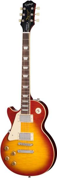 Epiphone Les Paul Standard 50s Figured Left Handed Washed Cherry Sunburst
