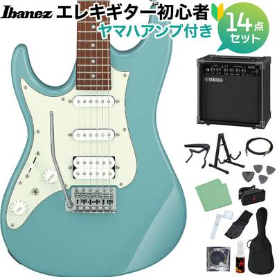 Ibanez AZES40L PRB エレキギター初心者14点セット【ヤマハアンプ付き】 左利き用 レフティ ストラトタイプ アイバニーズ 【限定生産】