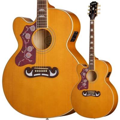 Epiphone J-200 Studio EC Left-Handed Natural アコースティックギター エレアコ ナチュラル レフトハンド レフティ 左利き用 エピフォン EASJ2CANNH1L
