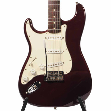 Fender 2000 Stratocaster Lefty SSS RW Midnight Wine Electric Guitar with Gig Bag Used
