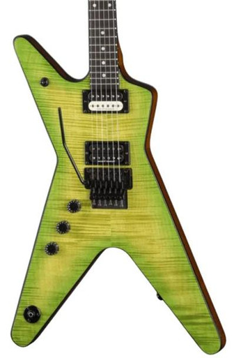 Dean Left Handed ML 79 Floyd Electric Guitar in FM Duncans Slime