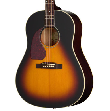 Epiphone J-45 Studio Left Handed Electro Acoustic Guitar in Vintage Sunburst