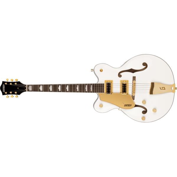 GRETSCH G5422GLH Electromatic® Classic Hollow Body Double-Cut with Gold Hardware, Left-Handed, Laurel Fingerboard, Snowcrest White