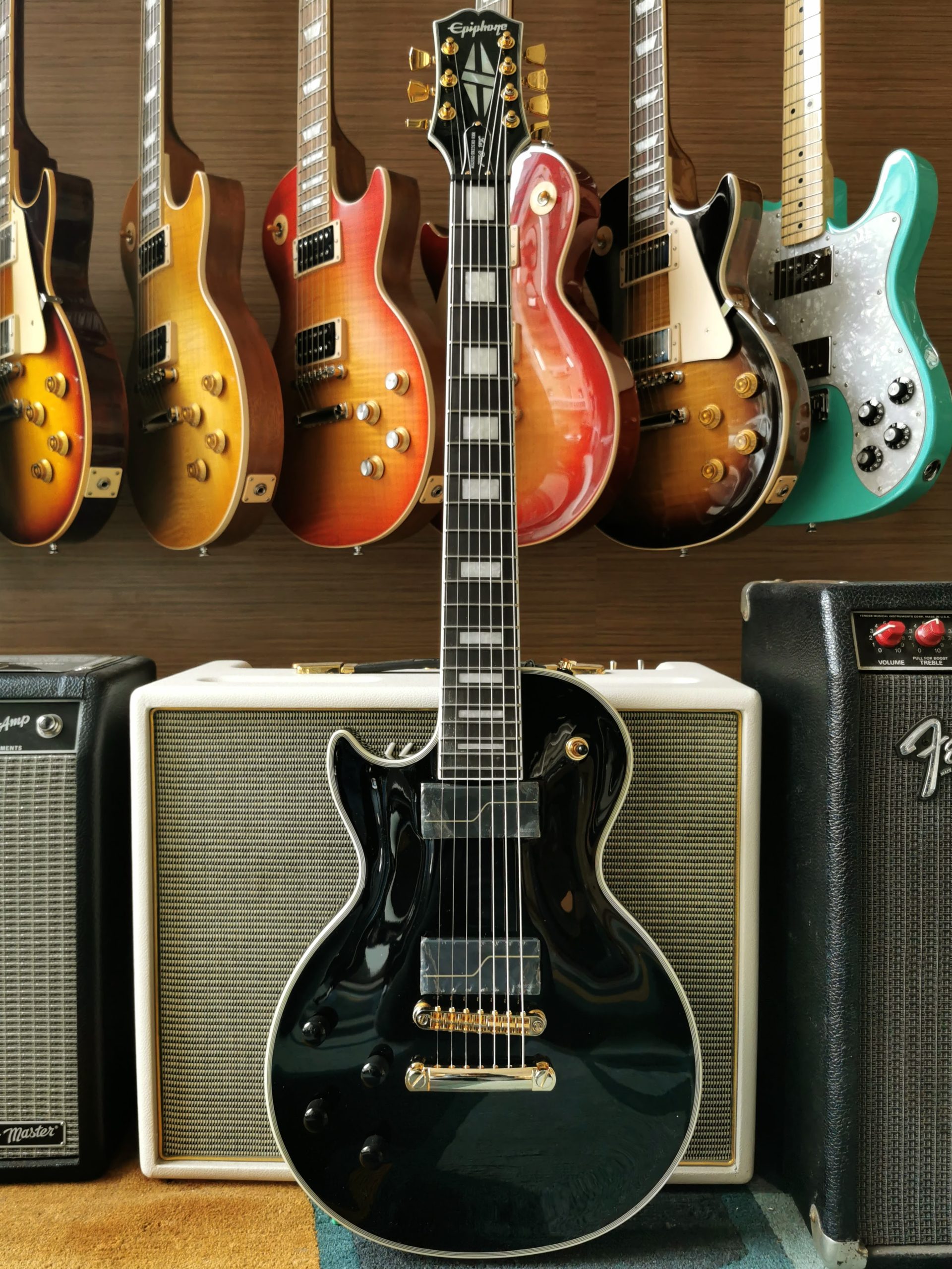 Epiphone Matt Heafy Les Paul Custom Origins 7-String Left-Handed 2023 Ebony