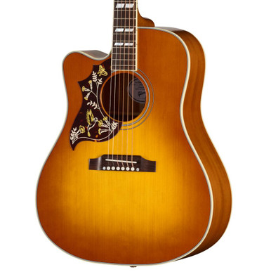Gibson Hummingbird Standard EC Left-Handed Electro Acoustic Guitar with Baggs HiFi DNA in Heritage Cherry Sunburst