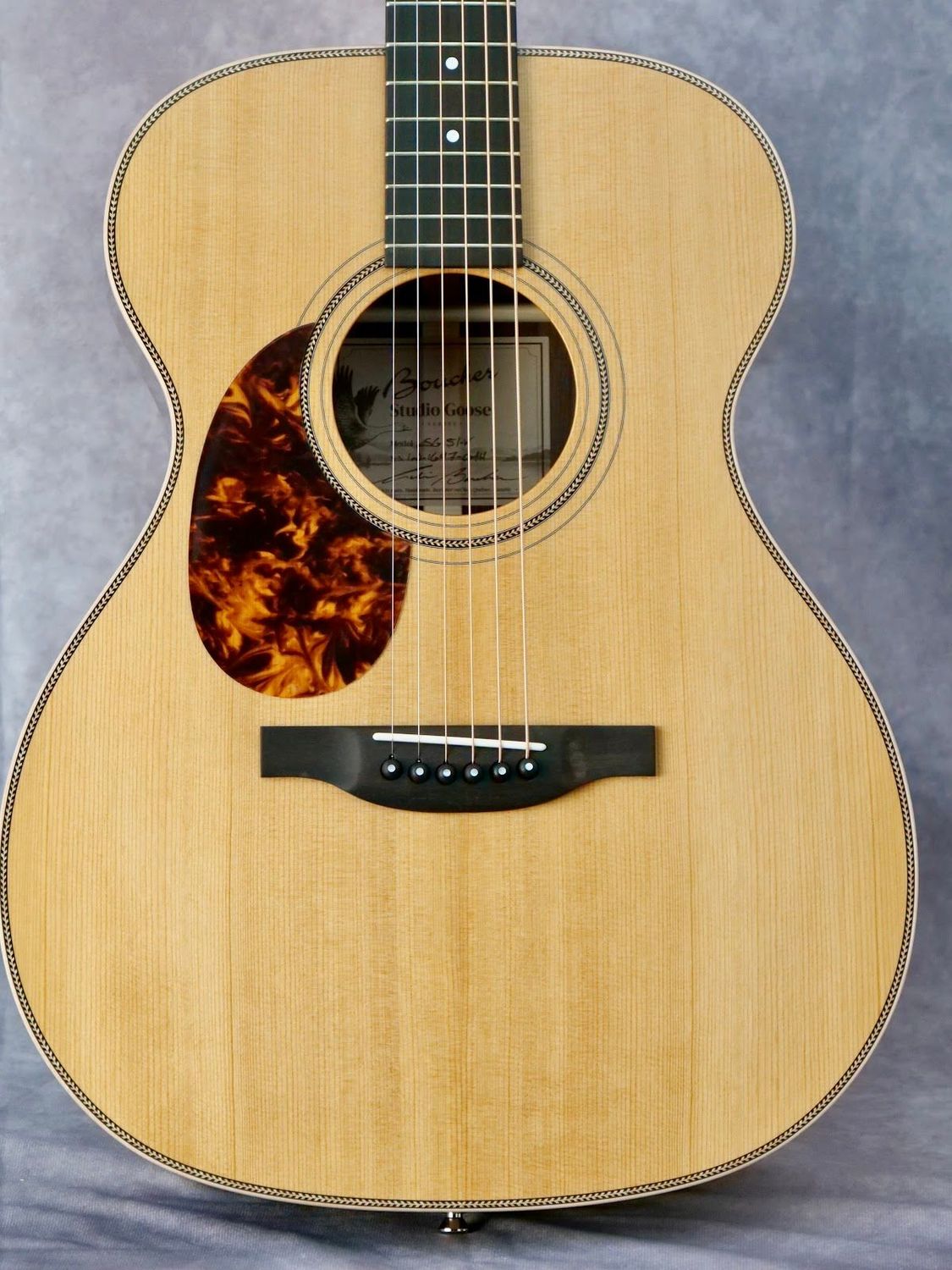 Boucher SG-51-V OM Torrified Adirondack/Indian Rosewood #647 left handed acoustic guitar