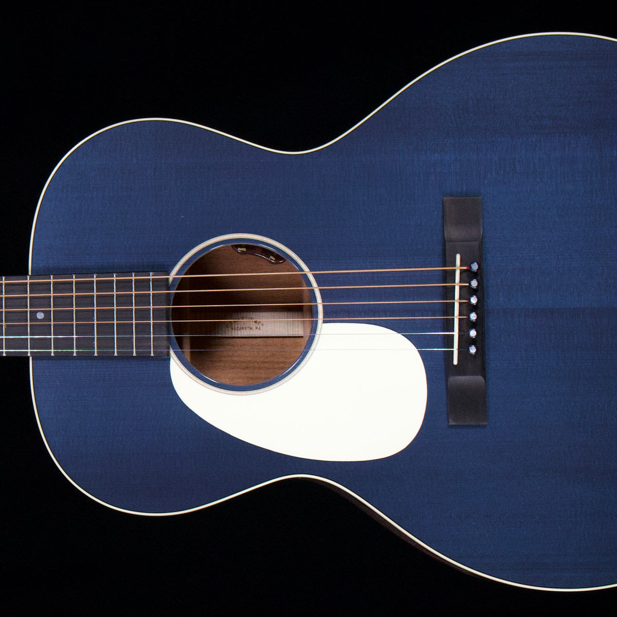 Martin 00L-16 Left-Handed, Denim Blue finish