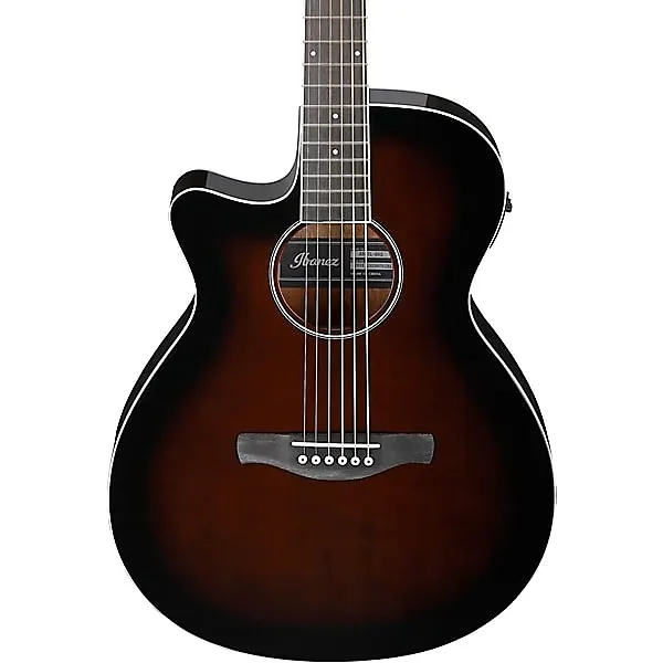 Ibanez AEG7L Left-Handed Acoustic-Electric Guitar – Dark Violin Sunburst