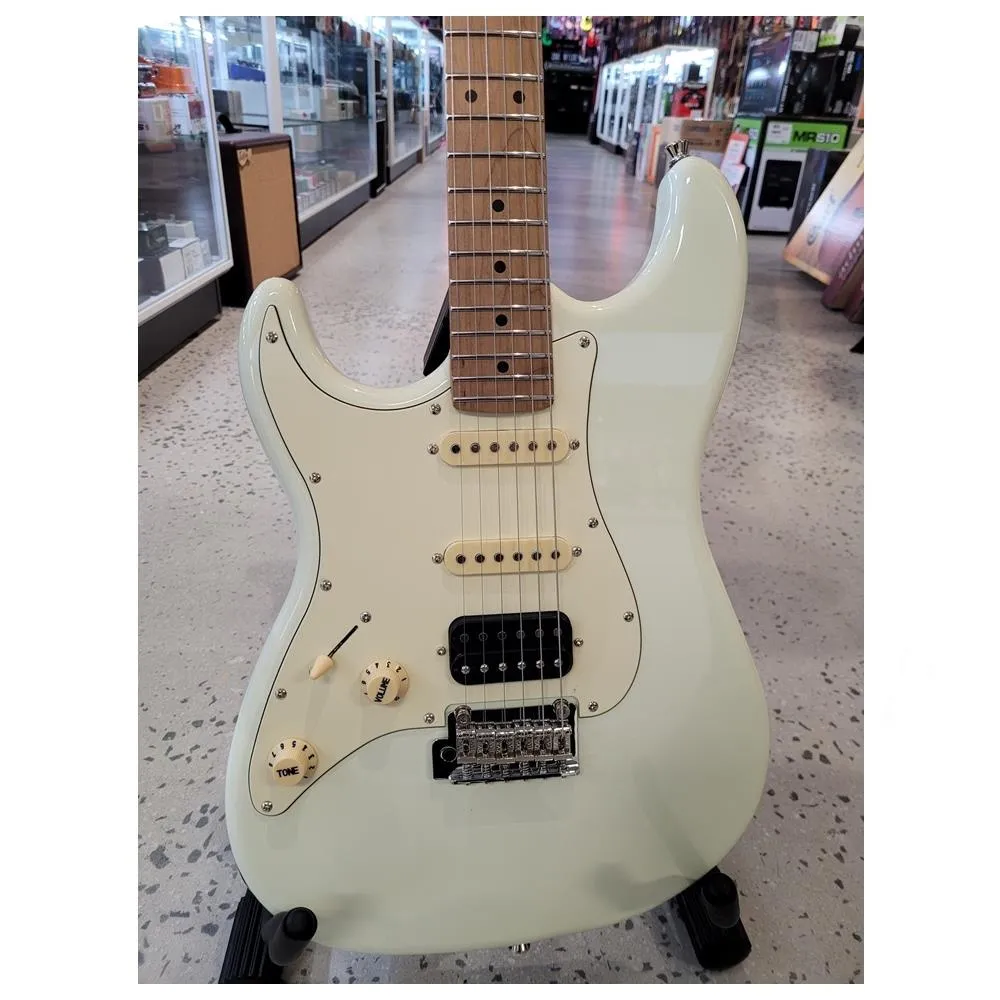 Jet JS-400-WH-LH HSS Electric Guitar – White – Left Hand
