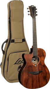 Lag Guitars Sauvage Auditorium Cutaway Acoustic-Electric Left-Handed