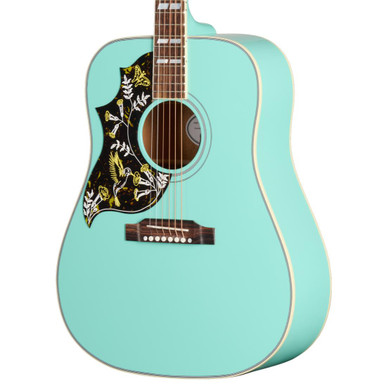 Gibson Hummingbird Standard Left-handed Electro Acoustic Guitar with Baggs HiFi DNA in Southwestern Turquiose