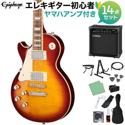 Epiphone Les Paul Standard 60s Left-Handed Iced Tea Burst エレキギター初心者14点セット 【ヤマハアンプ付き】 レスポールスタンダード レフトハンド レフティ 左利き用 エピフォン EIGLP6ITNHRL