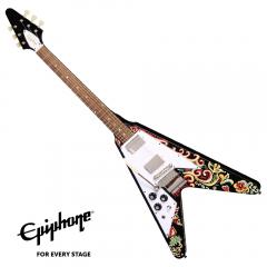 Jimi Hendrix Love Drops Flying V Ebony LH 《レフティ》【オンラインストア限定】