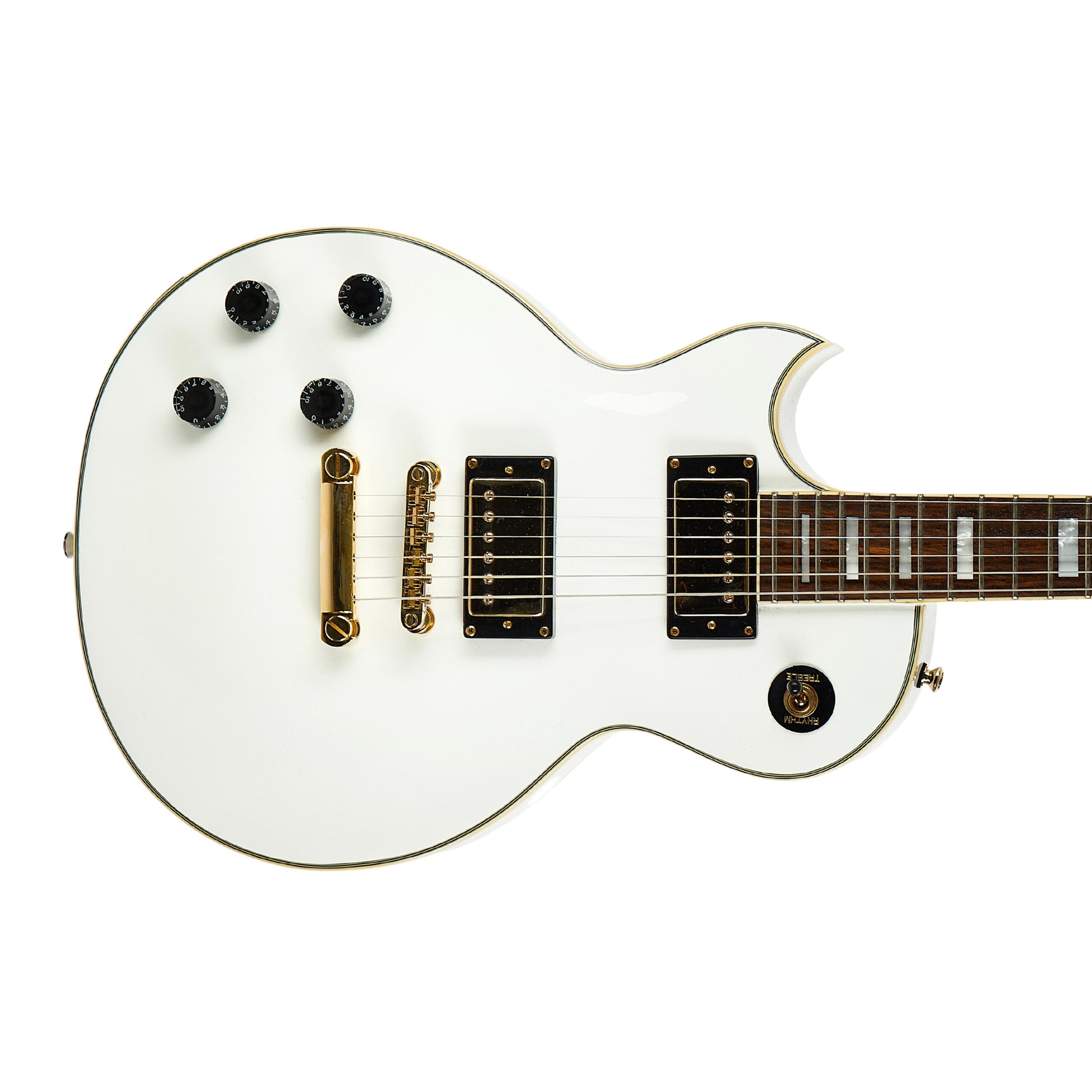 Rally LP-Style Left Handed White (Pre-Owned, EC-)
