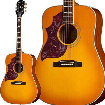 Epiphone Hummingbird Studio Left-Handed Heritage Cherry Sunburst エレアコ レフティモデル Fishmanピックアップ搭載 アコースティックギター エピフォン