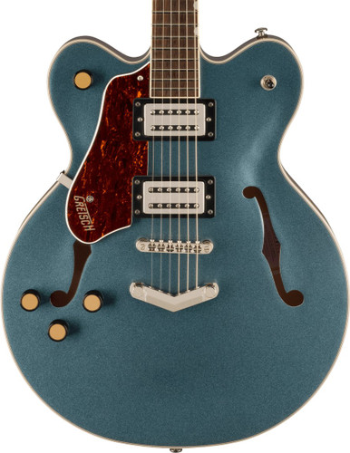 Gretsch G2622Left Handed Streamliner Center Block Double-Cut Left Handed Electric Guitar with V-Stoptail in Gunmetal