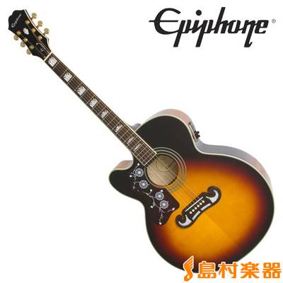 Epiphone Limited Edition EJ-200CE (LH) Vintage Sunburst エレアコギター 【左利き】【レフトハンド】 エピフォン EJ200SCE