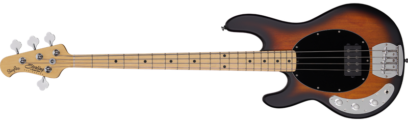 Sterling by Music Man S.U.B. Series StingRay in Vintage Sunburst, Left-Handed