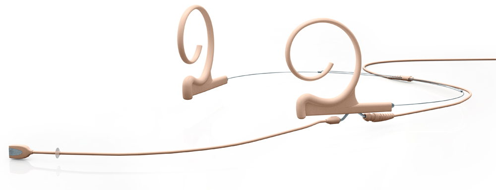 DPA d:fine 4166-OC-F-F34-LH Kondensator Zwei-Ohr-Headset (Kugel) Mini-Jack, beige