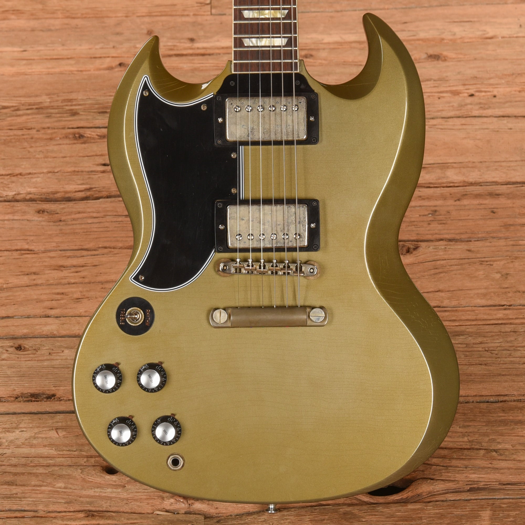 Gibson Custom Shop 1961 SG Les Paul Standard "CME Spec" LEFTY Antique Silver Mist Poly Ultra Light Aged