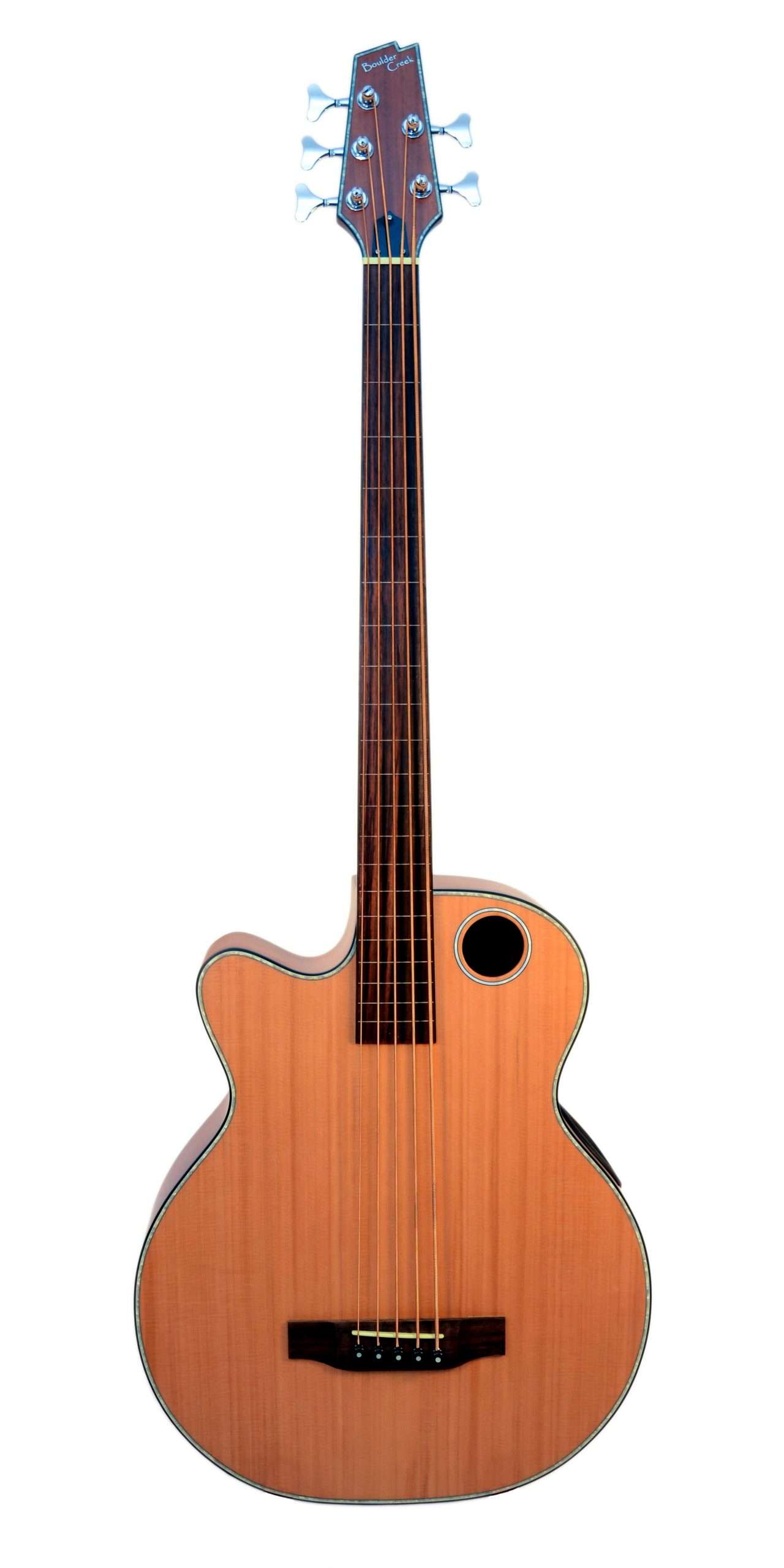 Boulder Creek Guitar, EBR3-N5LF Acoustic-Electric Bass Guitar, Lefty