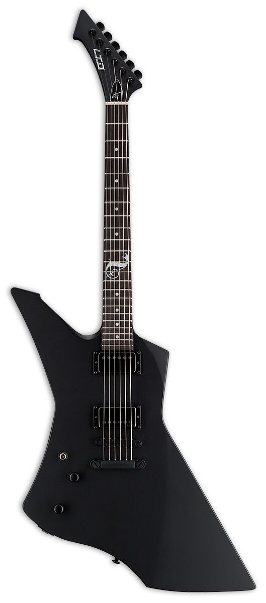 LTD LSNAKEBYTEBLKSLH SNAKEBYTE Black Satin LH JAMES HETFIELD