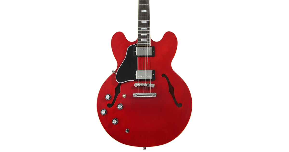 Epiphone Inspired by Gibson Custom 1962 ES-335 Reissue Left-handed Semi-hollow Electric Guitar - '60s Cherry
