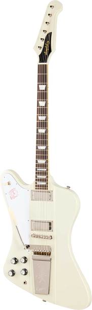 Epiphone Inspired by Gibson Custom 1963 Firebird V Maestro Vibrola Reissue Polaris White Left Handed