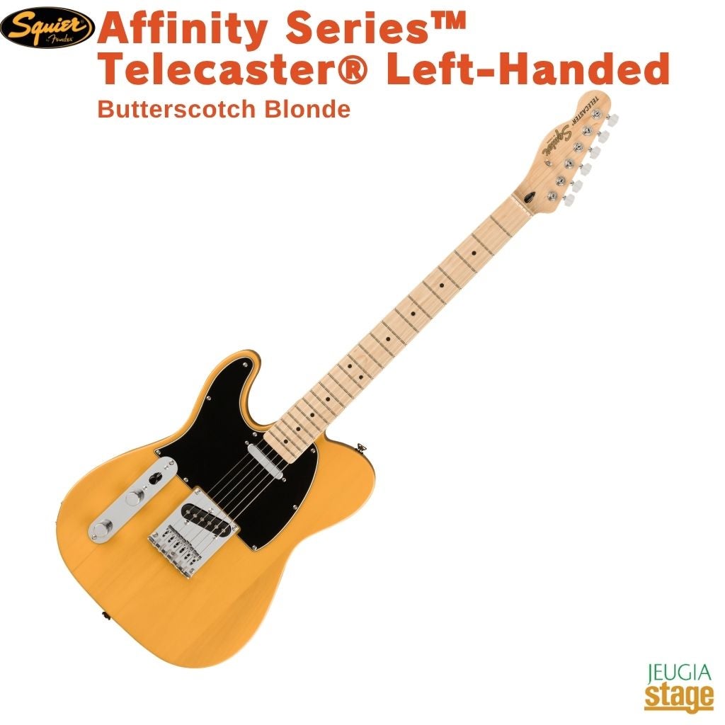 Squier Affinity Telecaster レフトハンド バタースコッチブロンド