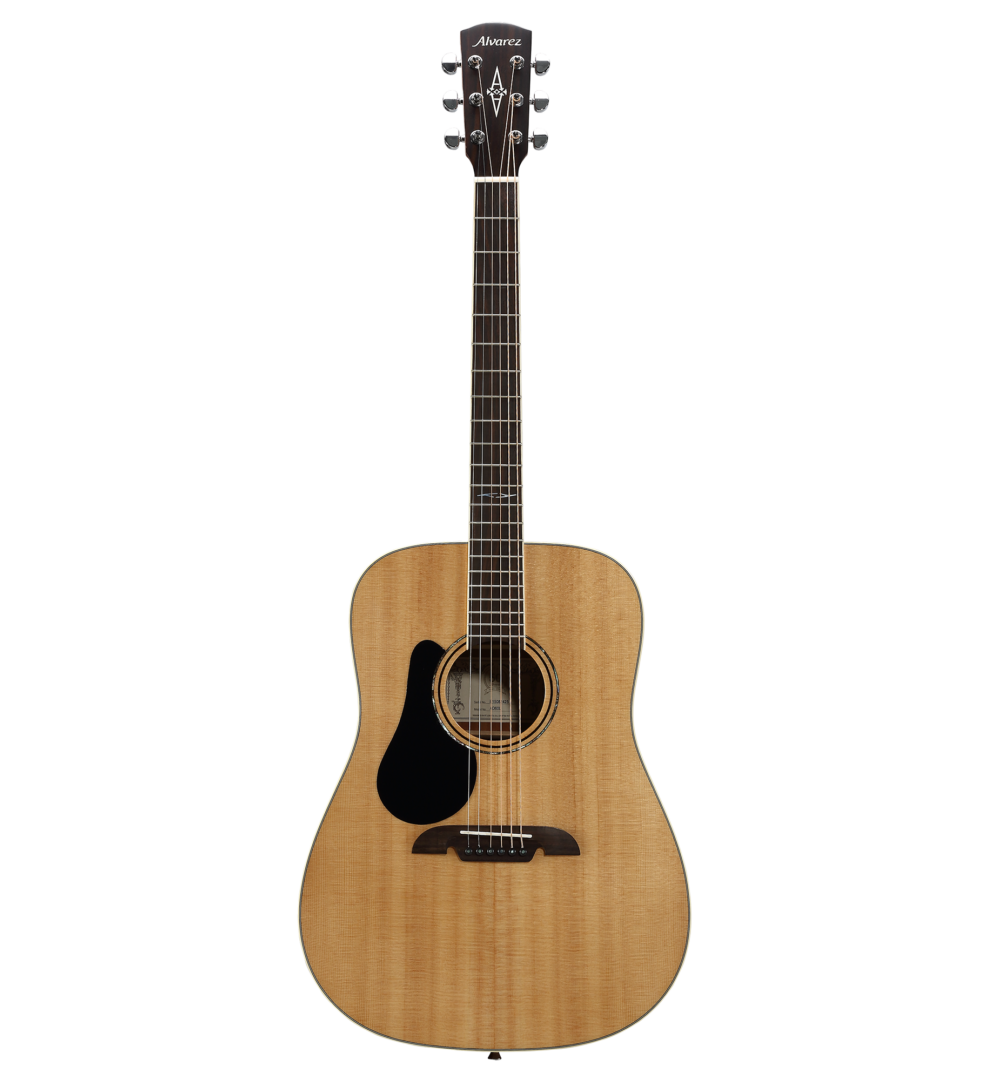 Alvarez AD60L – Left Handed Dreadnought Acoustic Guitar in Natural Finish