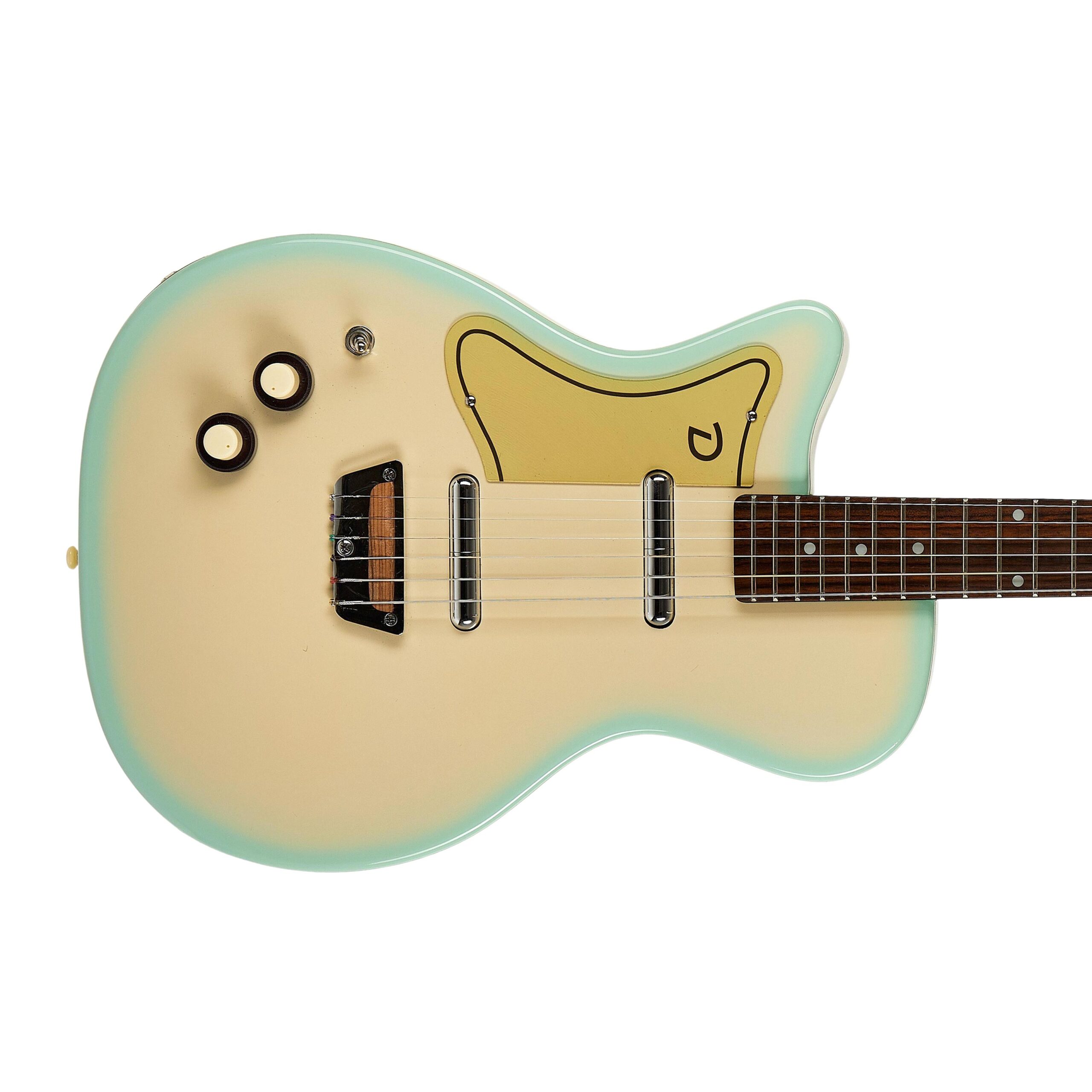 Danelectro U2 Left Handed Blue/Colgate Burst (Pre-Owned, 2000s, EC-)
