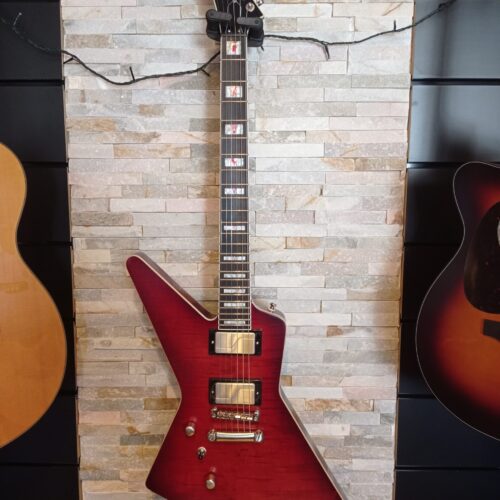 Epiphone – Extura Prophecy explorer tiger burst gaucher