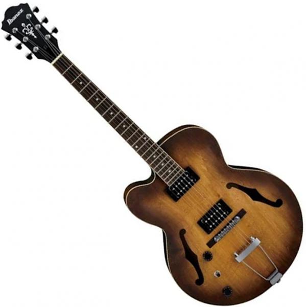 Ibanez AF55L Left Hand Artcore - Tobacco flat