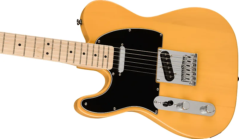 Squier Affinity Telecaster Left-Handed with String-Through Bridge – Butterscotch Blonde