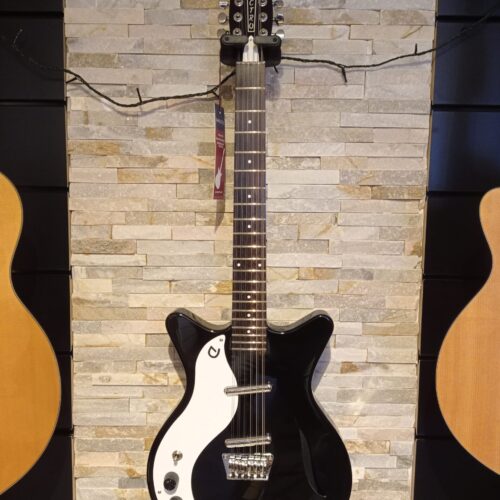 DANELECTRO – Vintage 59 Black 12 cordes gaucher
